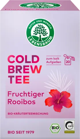 Bio Cold Brew Tee Fruchtiger Rooibos von LEBENSBAUM