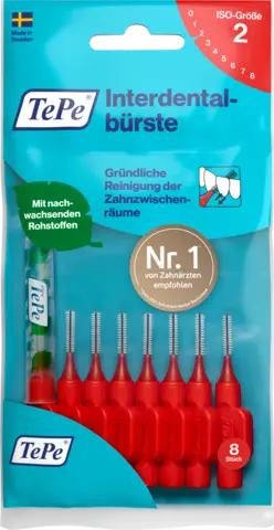 Interdentalbürste Original Rot ISO-Größe 2 von TEPE