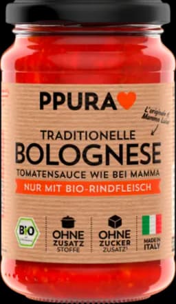 Bio Sugo Traditionelle Bolognese von PPURA