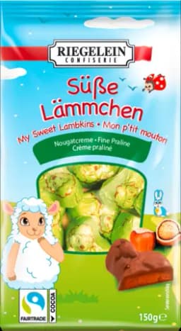 Osterlämmchen Nougat von RIEGELEIN