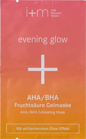 Naturkosmetik Special Care Fruchtsäure Gelmaske evening glow AHA/BHA von I+M