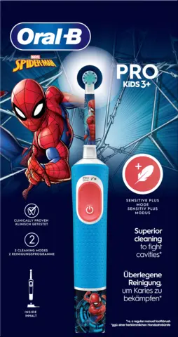 Vitality Pro D103 Kids Frozen/Spiderman elektrische Zahnbürste von ORAL-B