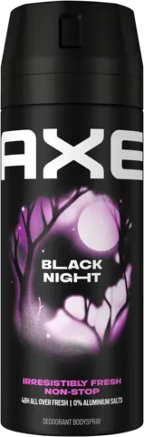 Black Night Bodyspray ohne Aluminiumsalze von AXE