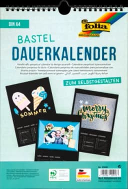 Dauerkalender mit Spiralbindung von FOLIA