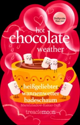 Badeschaum hot chocolate weather von TREACLE MOON