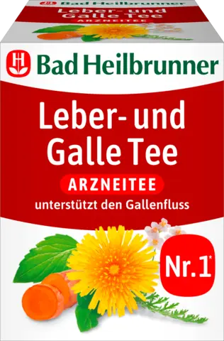 Leber- und Galle Tee von BAD HEILBRUNNER