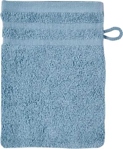 Waschhandschuh rauchblau 15 x 21 cm von DIV.SAISONMARKEN