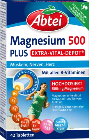 Magnesium 500 Plus Extra-Vital-Depot von ABTEI
