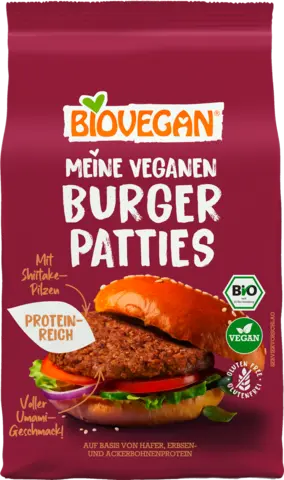 Bio Meine veganen Burger Patties von BIOVEGAN