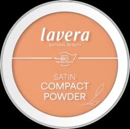 Satin Compact Powder 04 medium sand von LAVERA