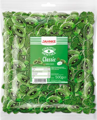 Eukalyptus Menthol Classic Bonbons von JAHNKE