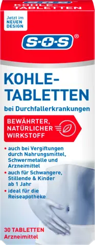 Kohletabletten von SOS