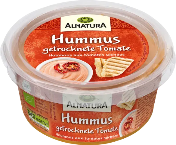 Bio Hummus mit getrockneten Tomaten von ALNATURA