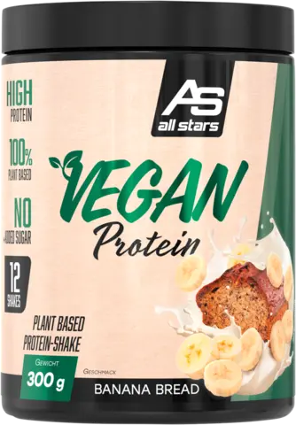 Vegan Protein Banana Bred von ALL STARS