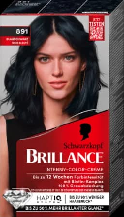 Brillance Intensiv-Color-Creme blauschwarz 891 von BRILLANCE