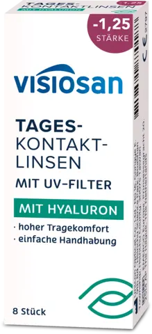 Tageslinse Hyaluron -1.25 von VISIOSAN