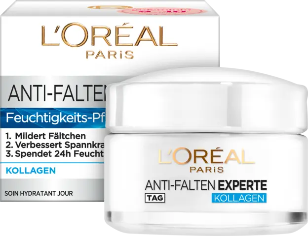 Anti-Falten Experte Feuchtigkeitspflege Collagen 35+ von LOREAL