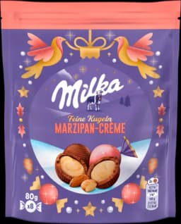 Milka Feine Kugeln Marzipan-Creme 80g von MILKA