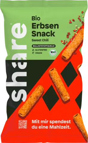 Bio Erbsen Snack Sweet Chili von SHARE