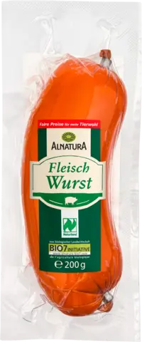 Bio Fleischwurst von ALNATURA