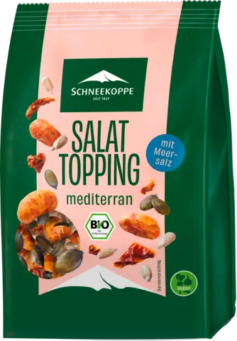 Bio Salattopping Mediterran von SCHNEEKOPPE