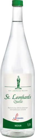 Mineralwasser Medium von ST.LEONHARDTSQUELLE