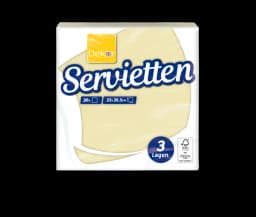 Champagner 3 lagig 33x33cm von DEKOR