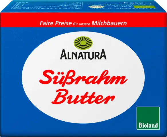 Bio Süßrahmbutter von ALNATURA