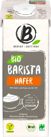 Bio Barista Hafer Drink mit Soja von BERIEF