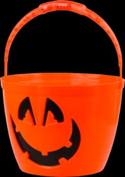 LED Halloweeneimer orange von DIV.SAISONMARKEN