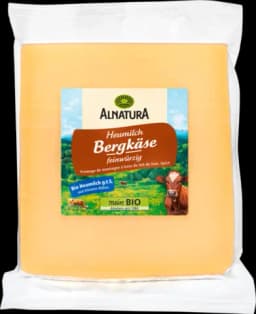 Bio Heumilch Bergkäse am Stück 50 % Fett i. Tr. von ALNATURA