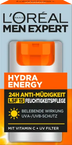 Hydra Energy 24H Anti-Müdigkeit Feuchtigkeitspflege LSF 15 von LOREAL