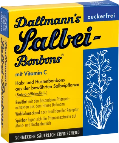 Salbei-Bonbons zuckerfrei von DALLMANNS