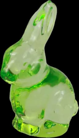 Figur Hase grün 13,5 cm von BOLTZE