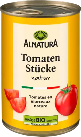 Bio Tomatenstücke Natur von ALNATURA