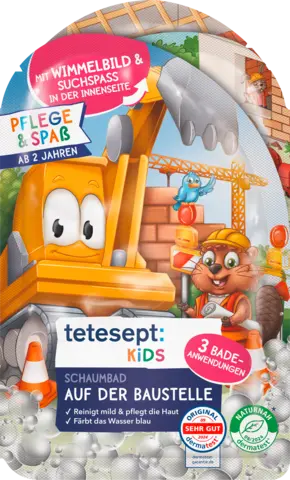 Kids Schaumbad Auf der Baustelle von TETESEPT