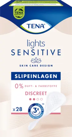 Lights Sensitive Slipeinlagen Discreet von TENA