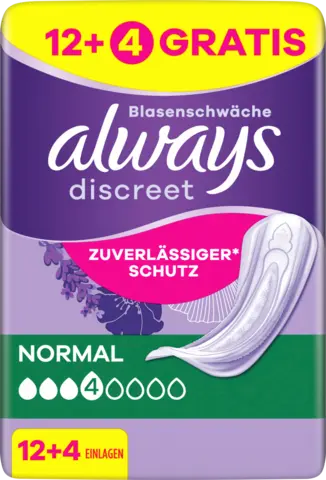 Discreet Inkontinenz Normal von ALWAYS