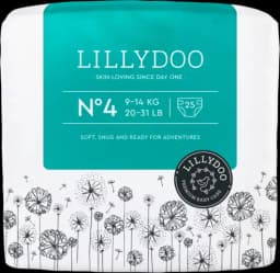 Windeln 9-14 kg Größe 4 von LILLYDOO