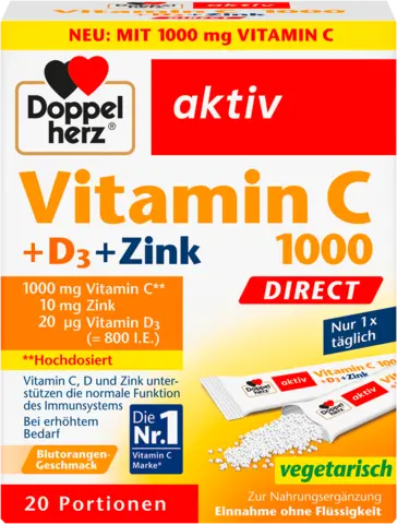 Vitamin C 1000+D3+Zink von DOPPELHERZ