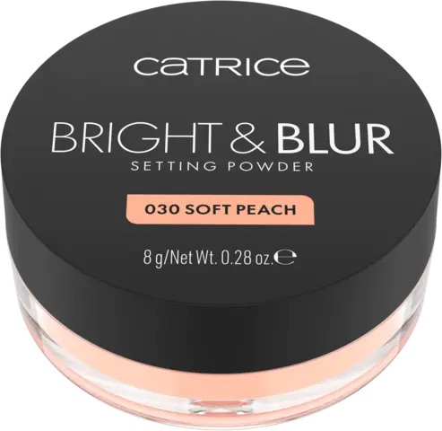 Bright&Blur Setting Powder Soft Peach 030 von CATRICE