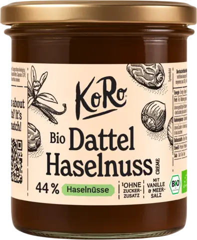 Bio Dattel-Haselnuss-Creme von KORO