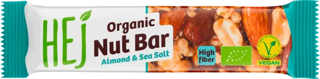 Bio Natural Organic Nut Bar Almond & Sea Salt von HEJ NATURAL