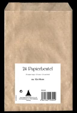Beutel Kraftpapier 12 x 18 cm von RODERMUND