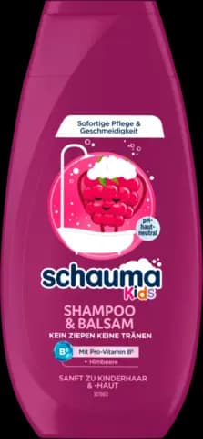 Shampoo&Balsam Kids Himbeere 250ml von SCHAUMA