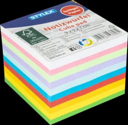 Notizwürfel 9 x 9 x 7 cm von STYLEX