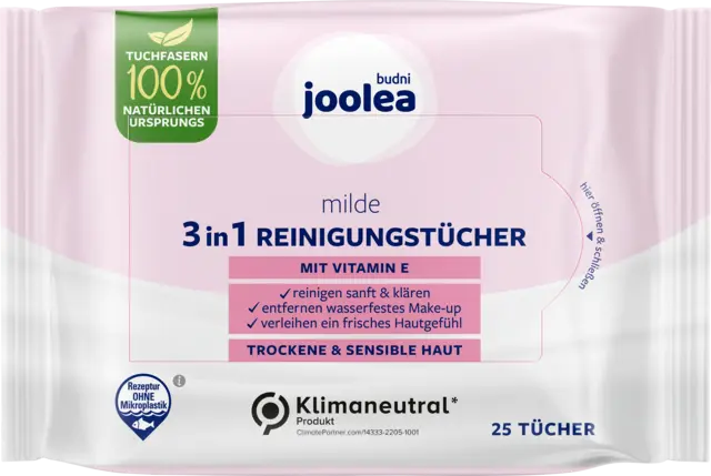 3in1 Sensitive Reinigungstücher von JOOLEA