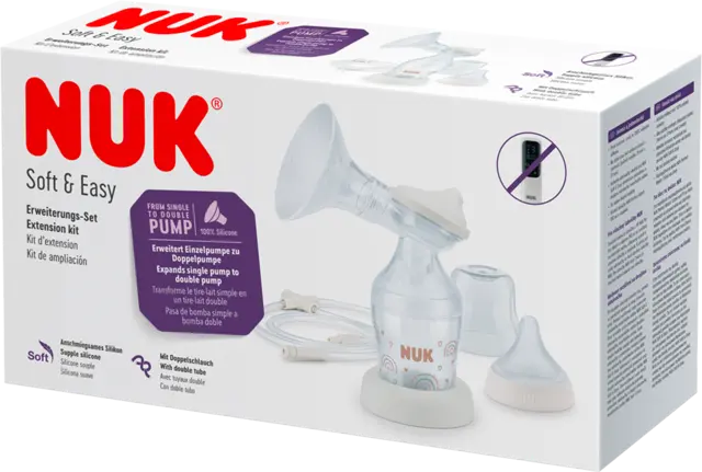 Soft & Easy Milchpumpe & Babyflasche von NUK