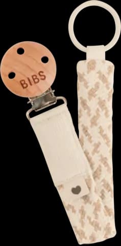Pacifier Clip Ivory Vanilla von BIBS