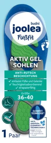 Fußfit Active Gel Sohle von JOOLEA